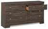 Yorkdale Bedroom 6-Drawer Dresser, 61.4"W x 32.3"H, Made in Canada - Grey | Commode Yorkdale de 61,4 po (L) x 32,3 po (H) à 6 tiroirs pour la chambre à coucher, fabriquée au Canada - grise