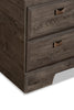 Yorkdale Grey Full Storage Bed - {Contemporary} style Bed in Alabaster Oak {Engineered Wood}