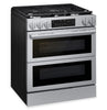 Samsung 6.0 Cu. Ft. Gas Slide-In Flex Duo™ Range with Air Fry Max – Silver - NSG90H60DRAA | Cuisinière à gaz encastrée Flex DuoMC de Samsung de 6,0 pi3 avec friture à air Air Fry Max - argentée - NSG90H60DRAA
