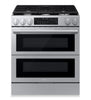 Samsung 6.0 Cu. Ft. Gas Slide-In Flex Duo™ Range with Air Fry Max – Silver - NSG90H60DRAA | Cuisinière à gaz encastrée Flex DuoMC de Samsung de 6,0 pi3 avec friture à air Air Fry Max - argentée - NSG90H60DRAA