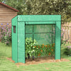 Outsunny Tomato Greenhouse With Reinforced Pe Cover Walk-in Green House|Outsunny Serre A Tomates Avec Couverture Pe Renforcee Serre A Etages