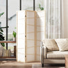 HOMCOM Folding Room Divider, 3 Panel Privacy Screen, Natural Wood
