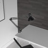 Dainolite Working/Task Lamp Spring Balanced Clampon Gloss Black 36" Reach|Lampe de travail de Dainolite  avec pince à ressort équilibrée, portée de 36 po et fini noir lustré