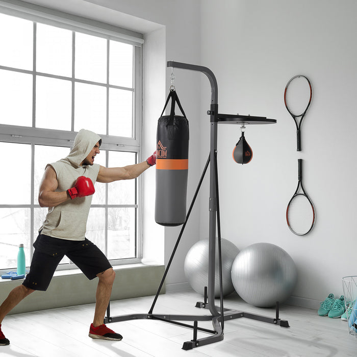 Homcom Punching Bag Holder And Speed Ball
