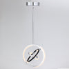 Trilogy Collection 13" Integrated LED Pendant - Polished Nickel|Luminaire suspendu de la collection Trilogy avec lumière à DEL intégrée de 13 po - nickel poli