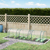 Outsunny 11.5' X 3' X 2.5' Portable Mini Tunnel Greenhouse With 3 Zipped Doors, Portable Small Green|Outsunny 138" X 39" X 32" Mini Serre Tunnel Pvc Transparent Jardin Vert Abri De Culture Portable Pla