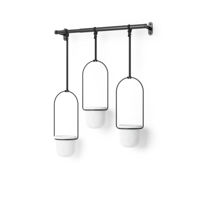 Umbra Triflora Hanging Planter - White