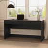 Novara Contemporary 60" Writing Desk in Black (2-Drawer) | Bureau d'ecriture contemporain Novara 60" en noir (2 tiroirs)
