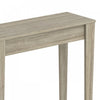 31” Console Table With 1 Shelf - Dark Taupe | Console de 31 po avec 1 tablette - taupe foncé