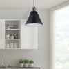 Dainolite Sonus 1 Light Pendant Matte Black Lamp|Luminaire suspendu Sonus de Dainolite avec fini noir mat et 1 ampoule