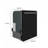 Forno Pozzo 24 in. Built-In Tall Tub Top Control Black Dishwasher, 49 dBA - FDWBI8067-24BLK | Lave-vaisselle encastrable Pozzo de 24 po, cuve haute, commande sur le dessus, noir, 49 dBA – FDWBI8067-24BLK
