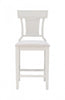Rylan Fabric Counter-Height Stool - White|Tabouret Rylan de hauteur comptoir en tissu - blanc
