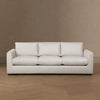 Cleo Contemporary 96" Upholstered Sofa in Cream | Canape contemporain Cleo 96" rembourre en creme