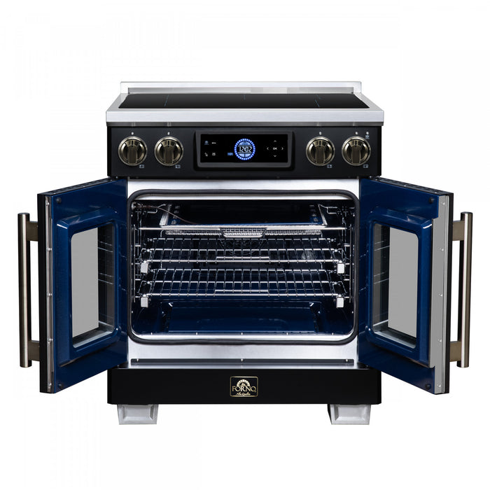 Forno Maximus 30 Inch Induction Range Black, 4.32 cu.ft - FFSIN0932-30BLK Electric Range