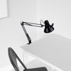 Dainolite Working/Task Lamp Gloss Black 36" Reach|Lampe de travail de Dainolite avec portée de 36 po et fini noir lustré