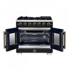 Forno Capriasca 36" Black Gas Range 5.36 cu.ft -FFSGS6460-36BLK | Cuisiniere a gaz noire Capriasca 36 pouces, 5,36 pi³ – FFSGS6460-36BLK