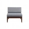 Summerlyn Fabric Indoor/Outdoor Patio Chair - Walnut|Fauteuil de terrasse Summerlyn en tissu pour l’intérieur et l’extérieur - noyer