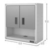 Gladiator 3/4 Door Wall Gearbox - Grey Slate|Armoire murale GearBox à portes 3/4 de Gladiator - ardoise grise