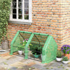 Outsunny 6' X 3' X 3' Portable Tunnel Greenhouse Outdoor Garden Mini With Large Zipper Doors & Water|Outsunny Mini Serre De Jardin Serre A Tomates 180l X 90l X 90h Cm Acier Pe Haute Densite 140 G/mĠ An