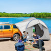 Outsunny Car Camping Tent with 3 Doors, 2000mm Waterproof, Grey and Blue