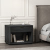 Evelyn Modern 32" Nightstand in Charcoal Gray (1-Drawer) | Table de nuit Evelyn Moderne 32" en gris charbon (1 tiroir)