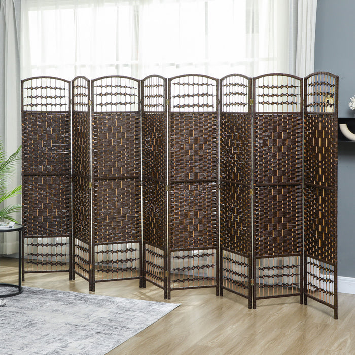 HOMCOM 5.6ft Folding Room Divider, Freestanding Privacy Screen for Bedroom