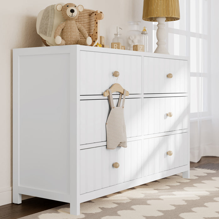 Graco Teddi 6 Drawer Dresser - White