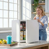 HOMCOM 1.1 Cubic Feet Compact Mini Freezer with Adjustable Temperature