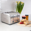 Kenmore 4-Slice Toaster with Dual Controls Stainless Steel - KKTSDC4SS|Grille-pain Kenmore à 4 tranches avec deux panneaux de commande, acier inoxydable - KKTSDC4SS