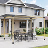 Outsunny 8PCS Pergola Kit Brackets for 4"x4" (Actual 3.6"x3.6") Lumber