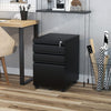 Vinsetto Filing Cabinet With 3 Lockable Drawers|Vinsetto Classeur Avec 3 Tiroirs Verrouillables