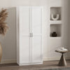 Cornelia Modern 30" Storage Cabinet in White (7-Shelf) | Armoire de rangement Cornelia Modern 30" en blanc (7 etageres)