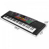 Costway 54 Keys Music Electronic Keyboard Kid Electric Piano Organ Mic & Adapter