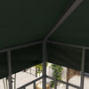 10' x 10' Double Tier Gazebo Replacement Canopy Cover, UPF30+, Green