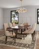 Shubert Modern 8-Piece Dining Chair Set in Tan | Ensemble moderne de 8 chaises de salle a manger Shubert en beige