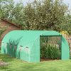 Outsunny 20' X 10' Tunnel Greenhouse With Sprinkler System Green House|Outsunny Serre Tunnel 20' X 10' Avec Systeme D'arrosage