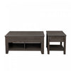 Strauss Lift-top Coffee & End Table Grey, Set Of 2 Occasional Table Package | Table Basse à Plateau Surélevé et Table de Bout Gris Strauss, 2 Mrcx