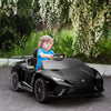 Qaba 12v Electric Powered Ride-On Car For Kids, Lamborghini Huracan Licensed Kids Car With Remote Co|Qaba Voiture Electrique 12v Pour Enfants, Lamborghini Huracan Sous Licence, Voiture Pour Enfants Ave