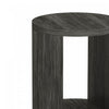 Alure Contemporary 20" End Table in Charcoal | Table d’appoint contemporaine Alure 20" en charbon