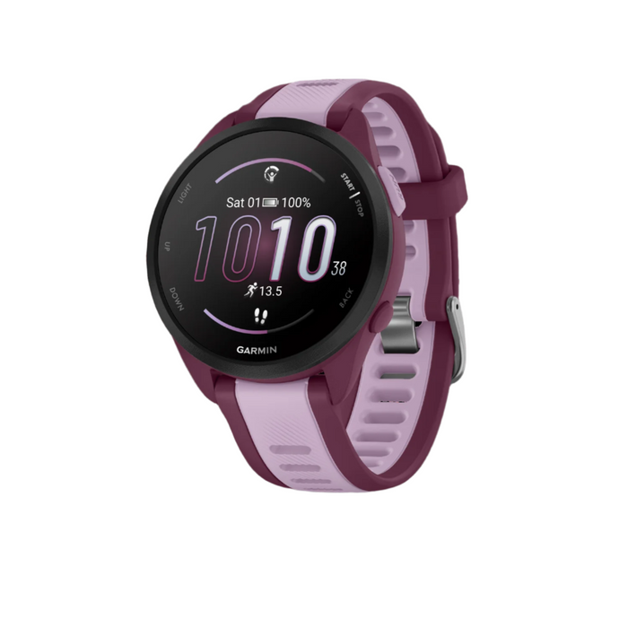 Garmin Forerunner® 165 Gps Smartwatch - Health Tracking With Amoled Display - Berry/lilac