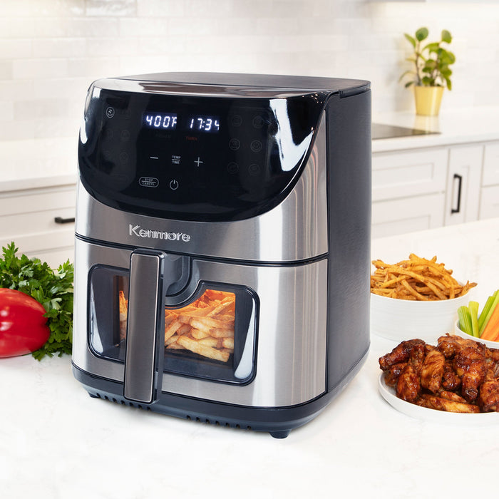 Kenmore 8 Qt Digital Air Fryer, 12 Presets