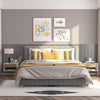 HOMCOM Bedside Table with Drawer & Shelf, Nightstand, End Table for Bedroom