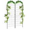 Outsunny 2 Pcs Garden Trellis For Climbing Plants, Outdoor Metal Trellis|Outsunny Treillis De Jardin Pour Plantes Grimpantes, 2 Pcs
