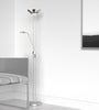 Dainolite Mother & Son Floor Lamp Satin Chrome Finish|Lampe à pied Mother & Son de Dainolite avec fini chromé satiné