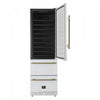 Forno Azienda 24" Dual Zone Wine Cooler, 15.8 Cu.Ft, 108 Bottles & 100 Cans, White - FWCDR6628-24WHT Refrigerator | Azienda cellier a vin 24 po a deux zones, 15,8 pi³, 108 bouteilles et 100 canettes, blanc – FWCDR6628-24WHT