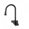 4 Function Pivoting Waterfall Pull-Down Kitchen Faucet with Power Wash, High Arc. Black-FCWRMBKD1 Laundry Combo | Robinet de cuisine cascade pivotant a 4 fonctions, mode de nettoyage puissant, grand col. Noir-FCWRMBKD1