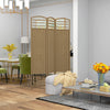 Homcom Folding Room Divider 5.6 Ft Privacy Screen Panel|Homcom Separateur De Piece Pliable A 4 Panneaux De 5,6 Pi