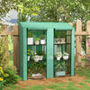 Outsunny Mini Greenhouse With 3 Tier 6 Shelves Portable Green House, Green|Outsunny Mini Serre Avec 3 Etages 6 Etageres Serre Portable, Verte