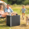 Outsunny Outdoor Storage Box 30 Gallon, Black