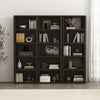 Rivington Modern 28" Open Bookcase in Dark Walnut - Set of 3 | Bibliotheque ouverte moderne Rivington 28" en noyer fonce - Ensemble de 3